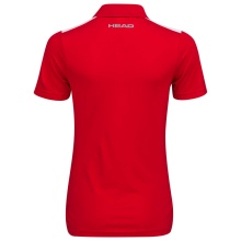 Head Tennis Polo Club 22 Tech (Moisture Transfer Microfiber Technology) red ladies